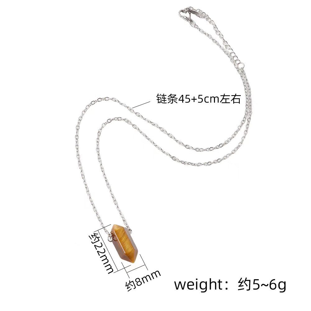 Mixed Crystal DT Point Necklace Crystal Healing Bulk Wholesale