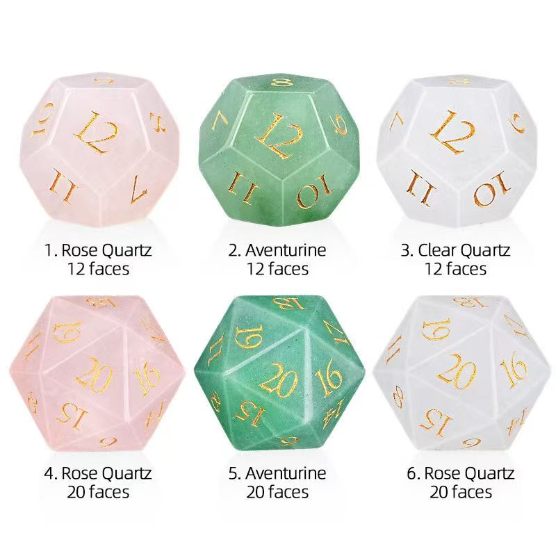 High Quality Natural Crystal Dice Carving Wholesale New Arrival