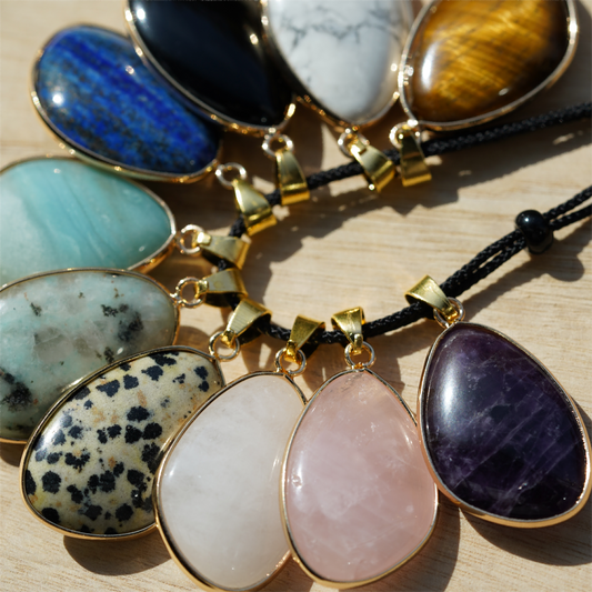 35mm Mixed Crystal Golden Trim Silver Trim Pendant Crystal Healing Bulk Wholesale