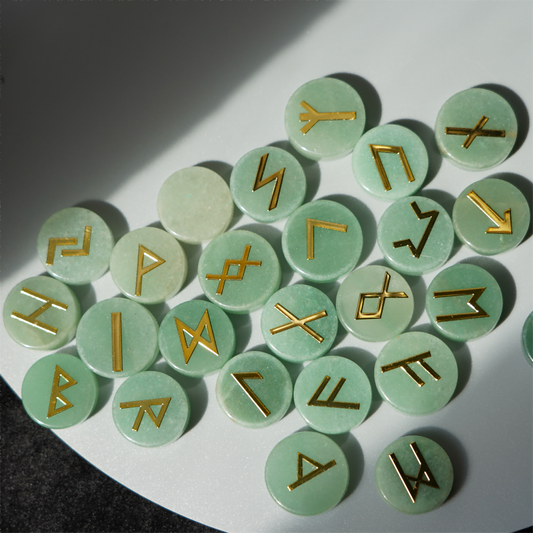 25pcs Mixed Crystal Runes Bag Crystal Healing Bulk Wholesale