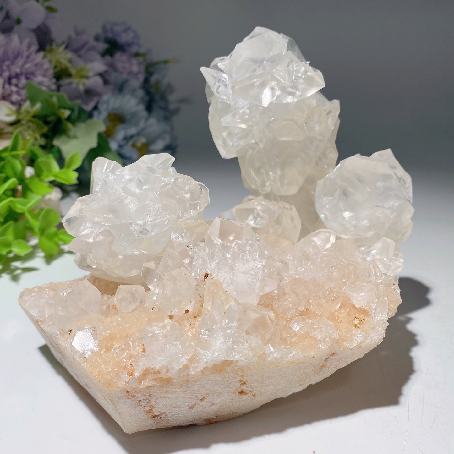Unique White Calcite Specimen