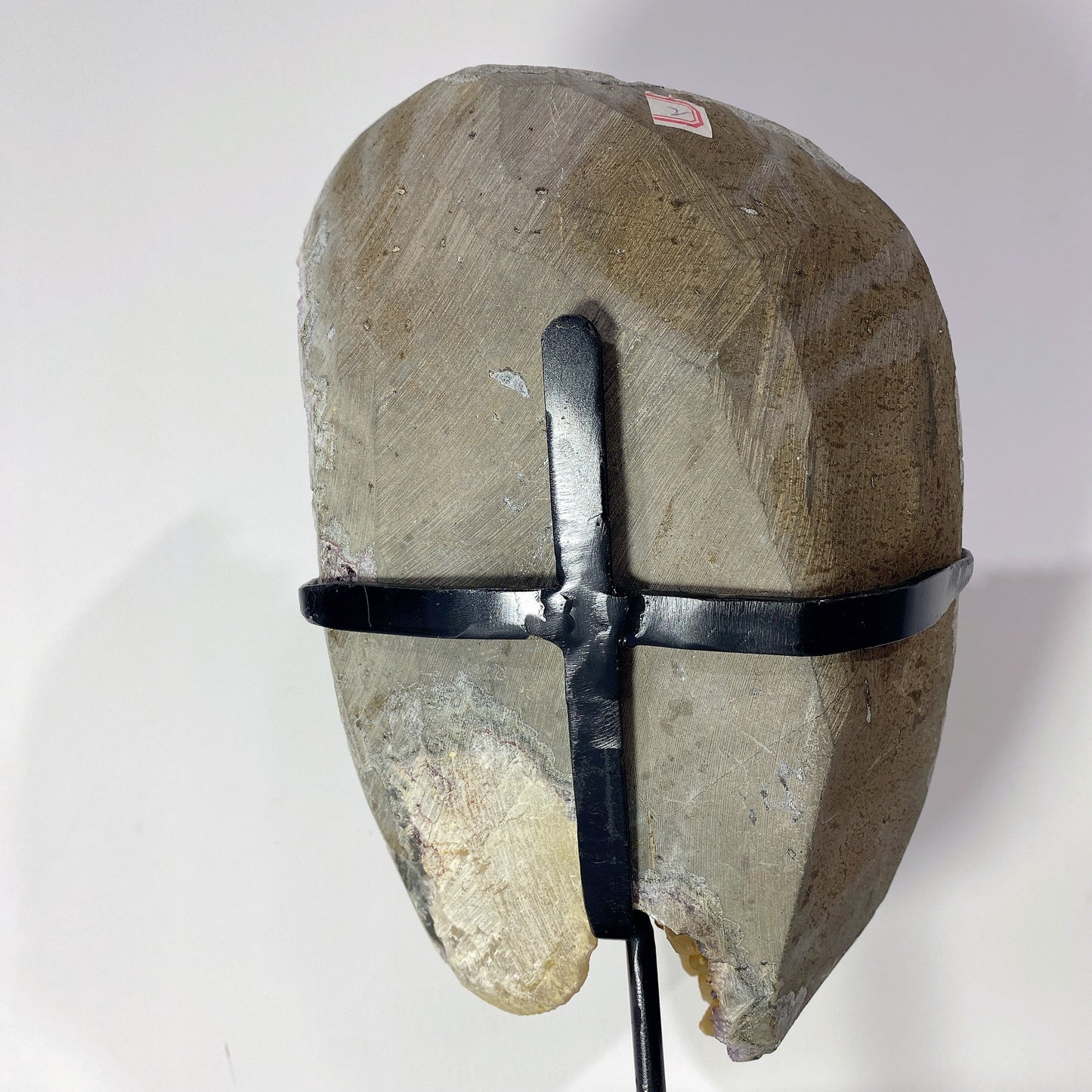 Large Unique Amethyst with Calcite Cluster Specimen Crystal Healing