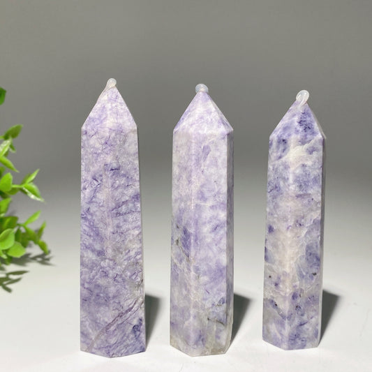 2.5"-4.0" Lavender Jasper Point Crystal Healing Bulk Wholesale