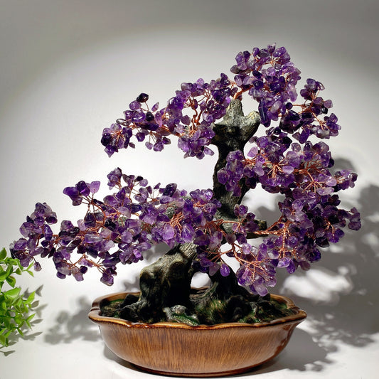 30-35cm Amethyst Citrine Treasure Tree Free Form Crystal Healing Bulk Wholesale
