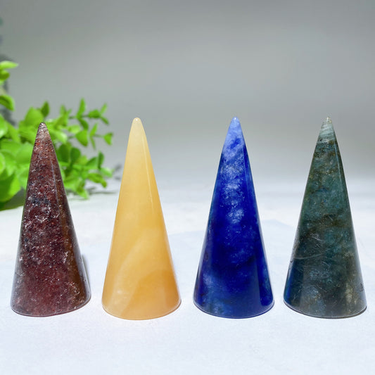 2.4" Mixed Crystal Stand for Rings Crystal Healing Bulk Wholesale