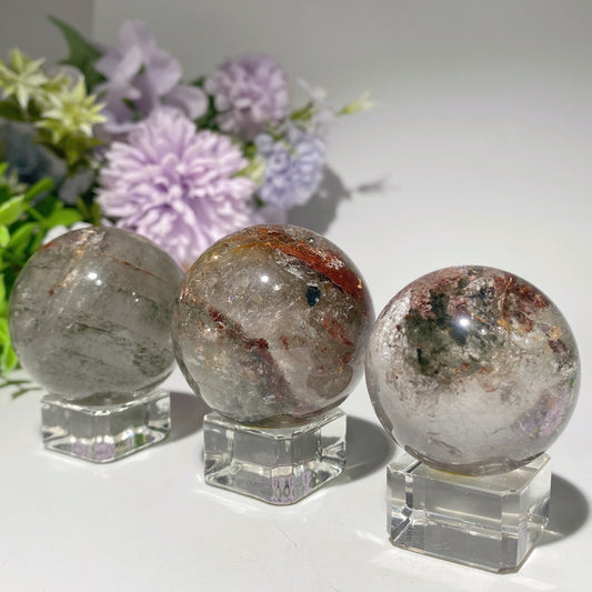 1.3"-2.4" Garden Quartz Sphere Crystal Healing Bulk Wholesale