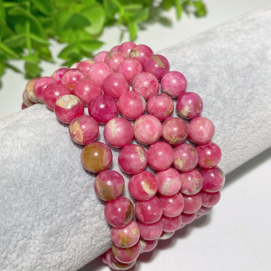 8.5mm Rhodochrosite Bracelet Crystal Healing Bulk Wholesale