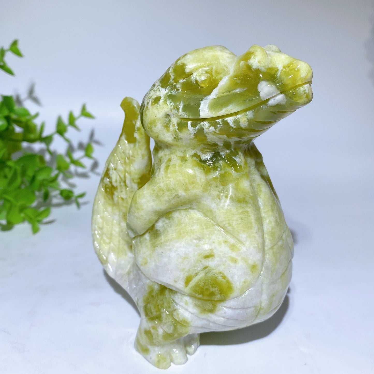 4.7" Jade Crocodile Carvings Crystal Healing Bulk Wholesale