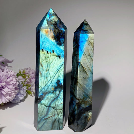 12-30cm Labradorite Tower Crystal Healing Bulk Wholesale
