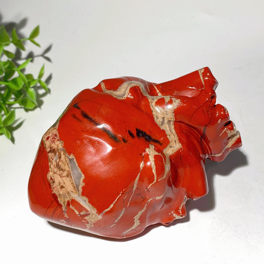 4.0"-4.8" Mixed Crystal Heart Carvings Crystal Healing Bulk Wholesale