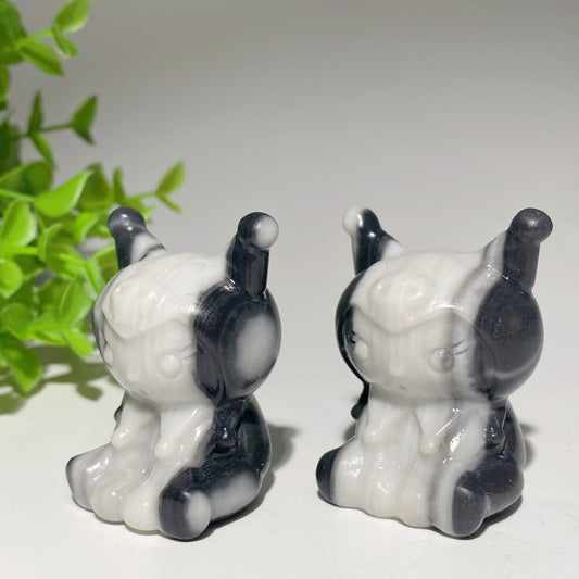 2.0" Taiji Stone Kuromi Carvings Crystal Healing Bulk Wholesale