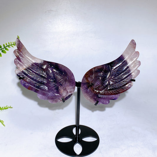 Natural Dream Amethyst Wings with Stand Wholesale