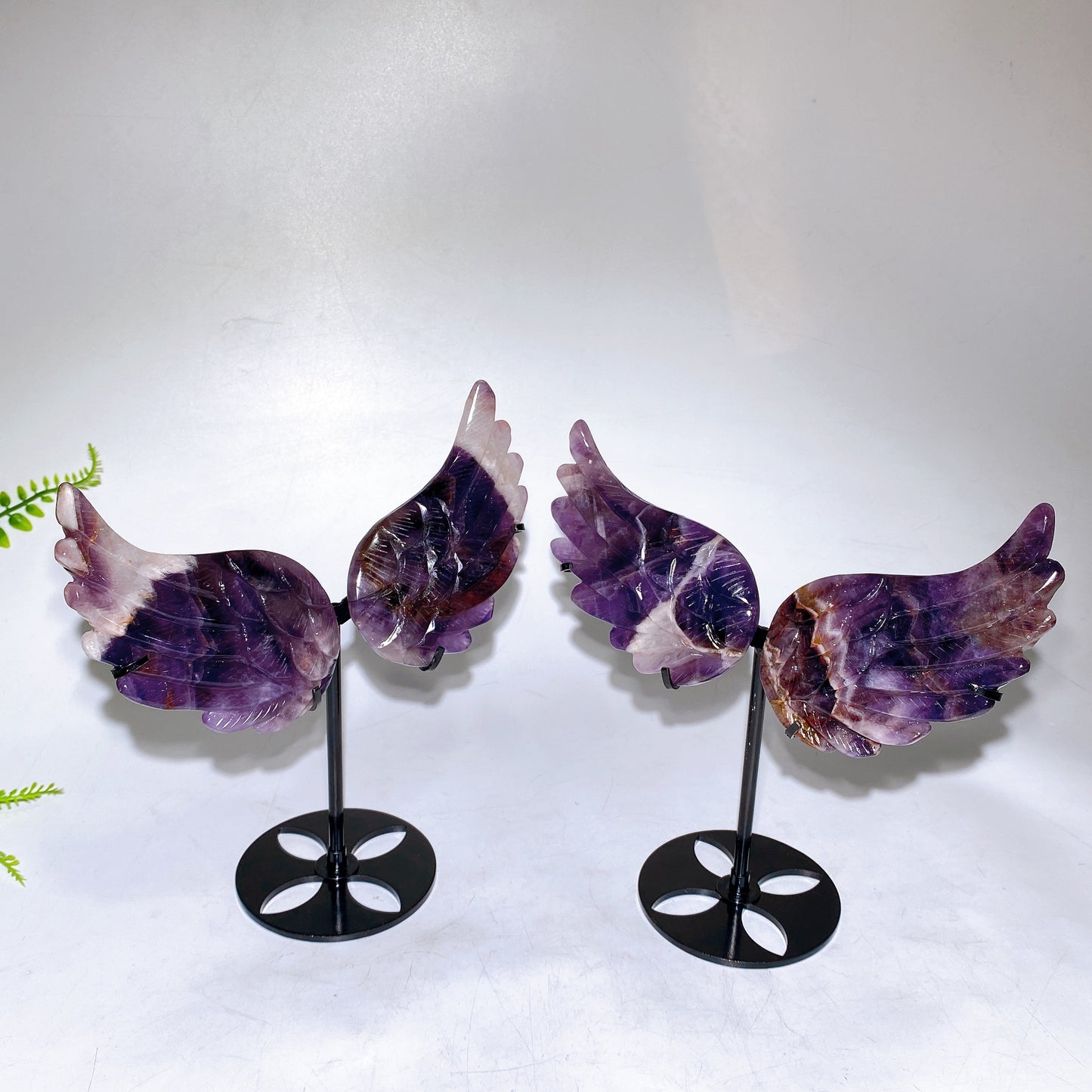 Natural Dream Amethyst Wings with Stand Wholesale