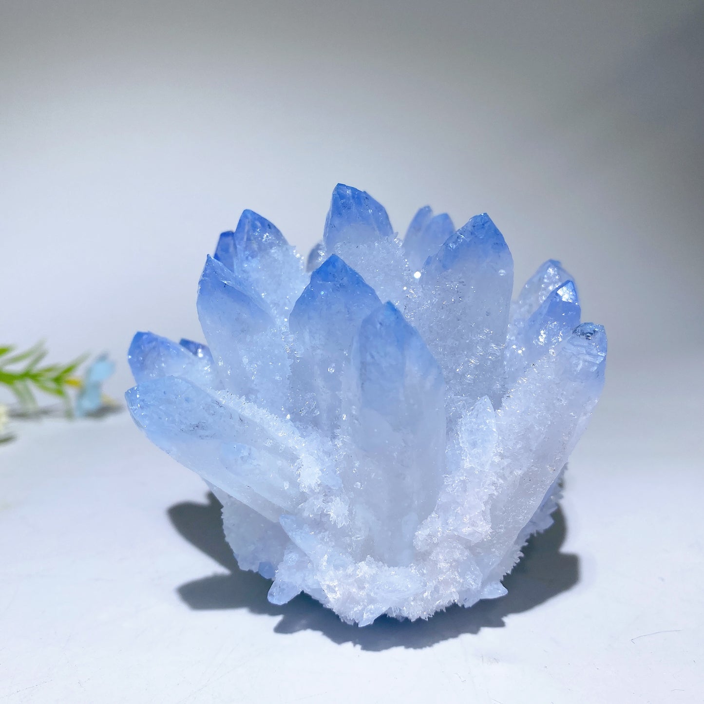2.4"-2.9" Aura Quartz Citrine Blue Quartz Clusters Free Form Crystal Healing Bulk Wholesale