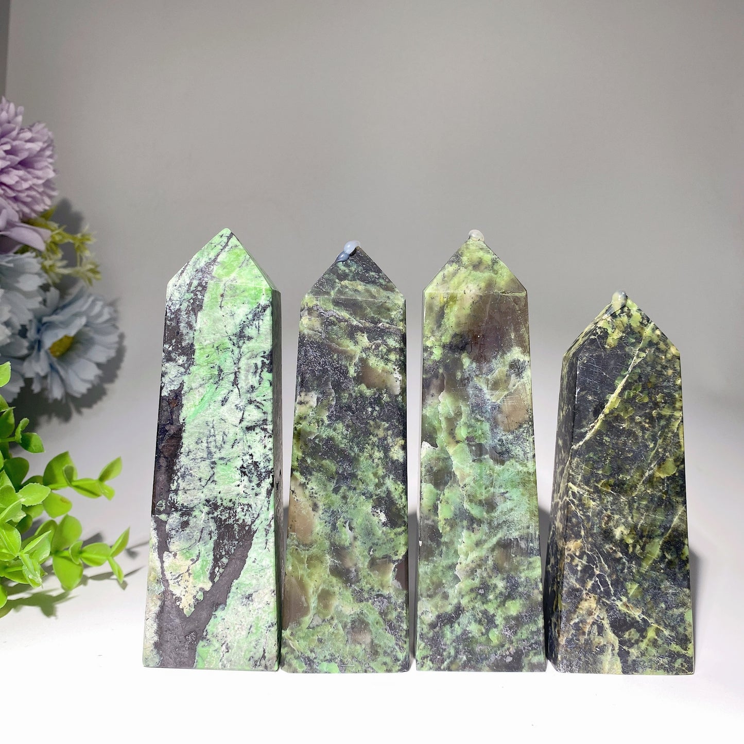 4.5"-5.5" Jungle Turquoise Tower Crystal Healing Bulk Wholesale