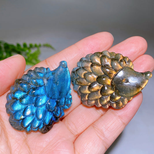 1.8"-2.3" Labradorite Slab Carving Wholesale