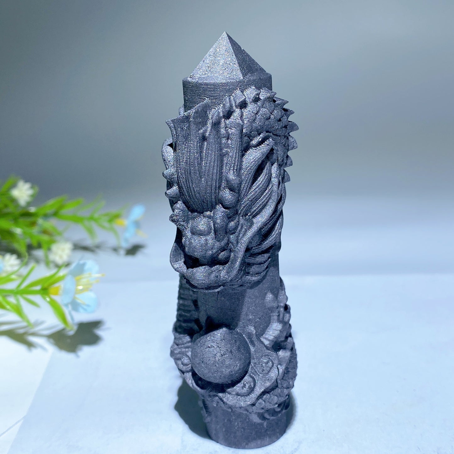 10.5-20cm Schungite Dragon Tower Crystal Healing Bulk Wholesale