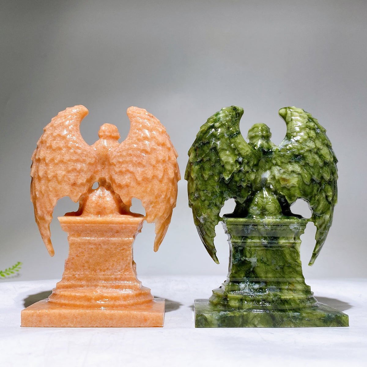 4.9" Natural Crystal Angel Carving Wholesale