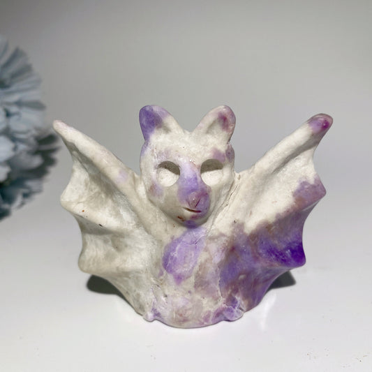 2.6"-3.3" Hackmanite Bat Ghost Witche's Hat Halloween Carvings Crystal Healing Bulk Wholesale