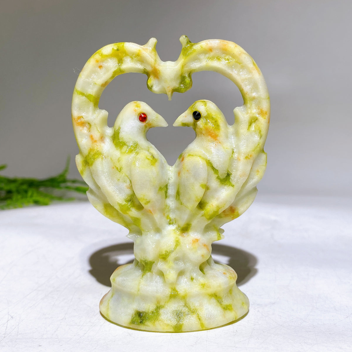 3.9" Natural Crystal Pigeon Carving Wholesale