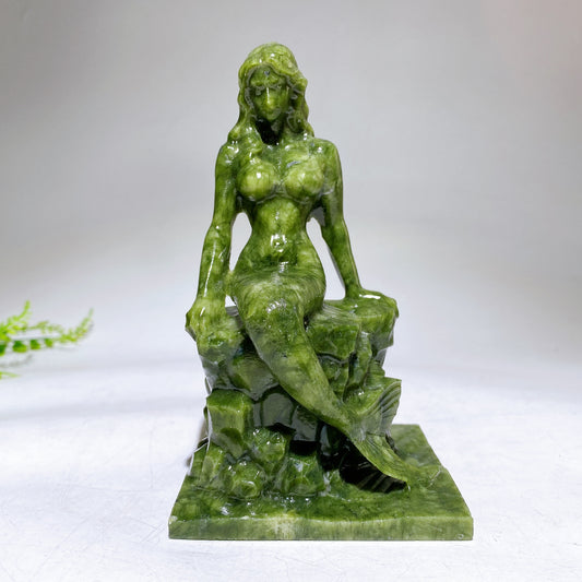 5.4" Serpentine Mermaid Carving Wholesale New Arrival