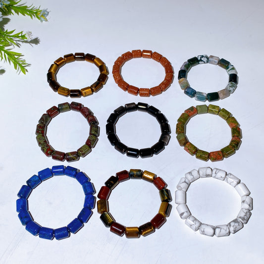 13mm Crystal Barrel Beads Bracelet Crystal Healing Bulk Wholesale