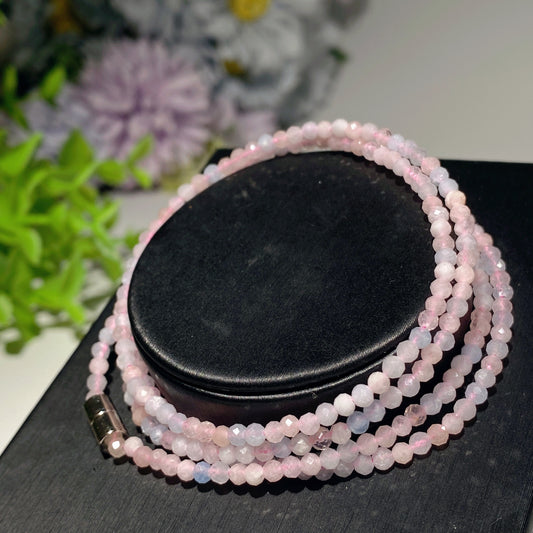 2mm Mixed Crystal Magnetic Buckle Necklace Crystal Healing Bulk Wholesale