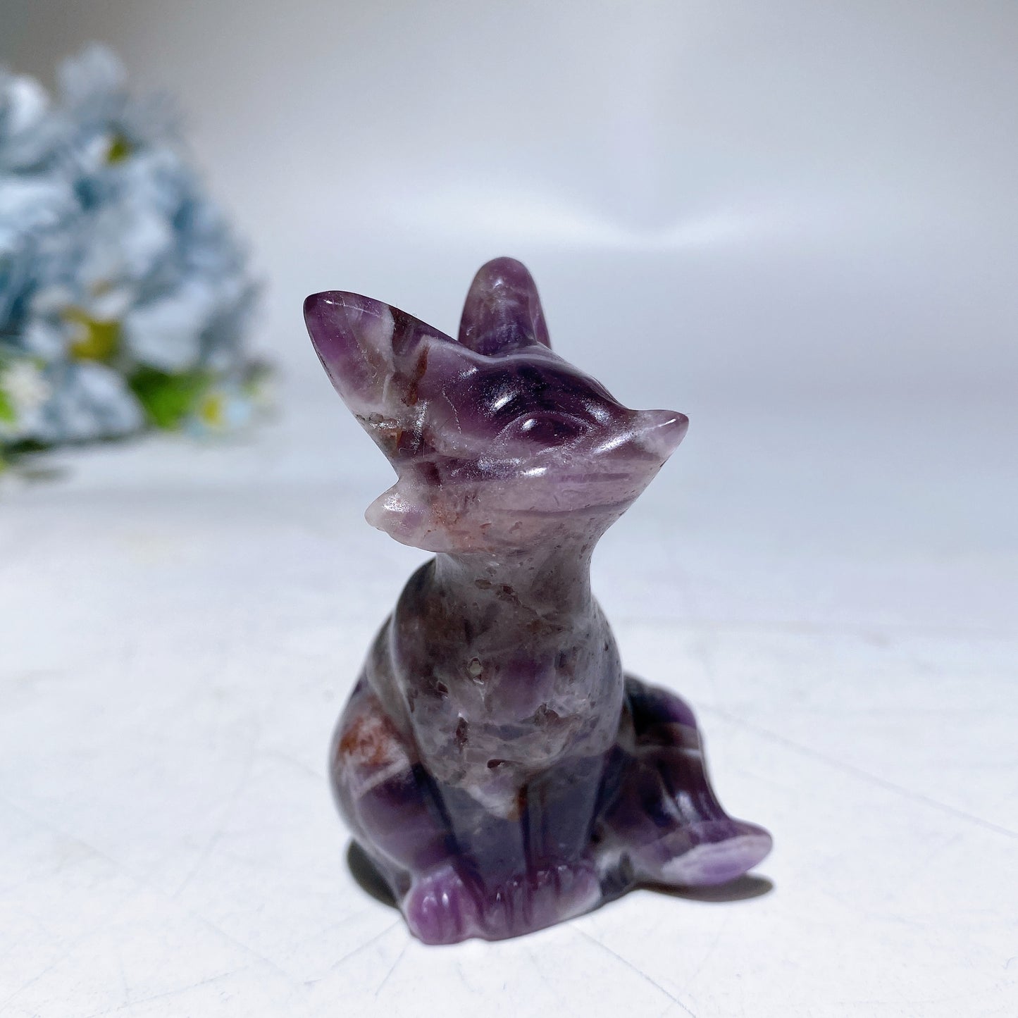 2.1"-2.3" Crystal Fox Carving Crystal Healing Bulk Wholesale