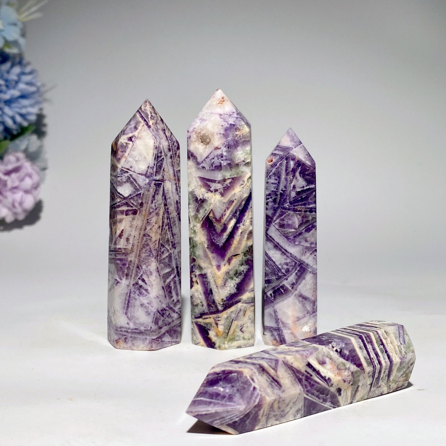 2.3"-4.0" Real Tiffany Jasper Point Crystal Healing Bulk Wholesale