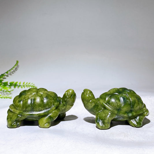 3.1" Serpentine Tortoise Carving Wholesale
