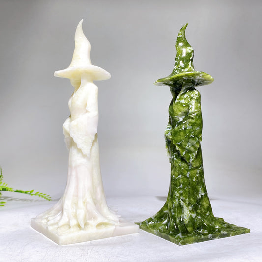21cm Natural Jade Witch Carving Wholesale