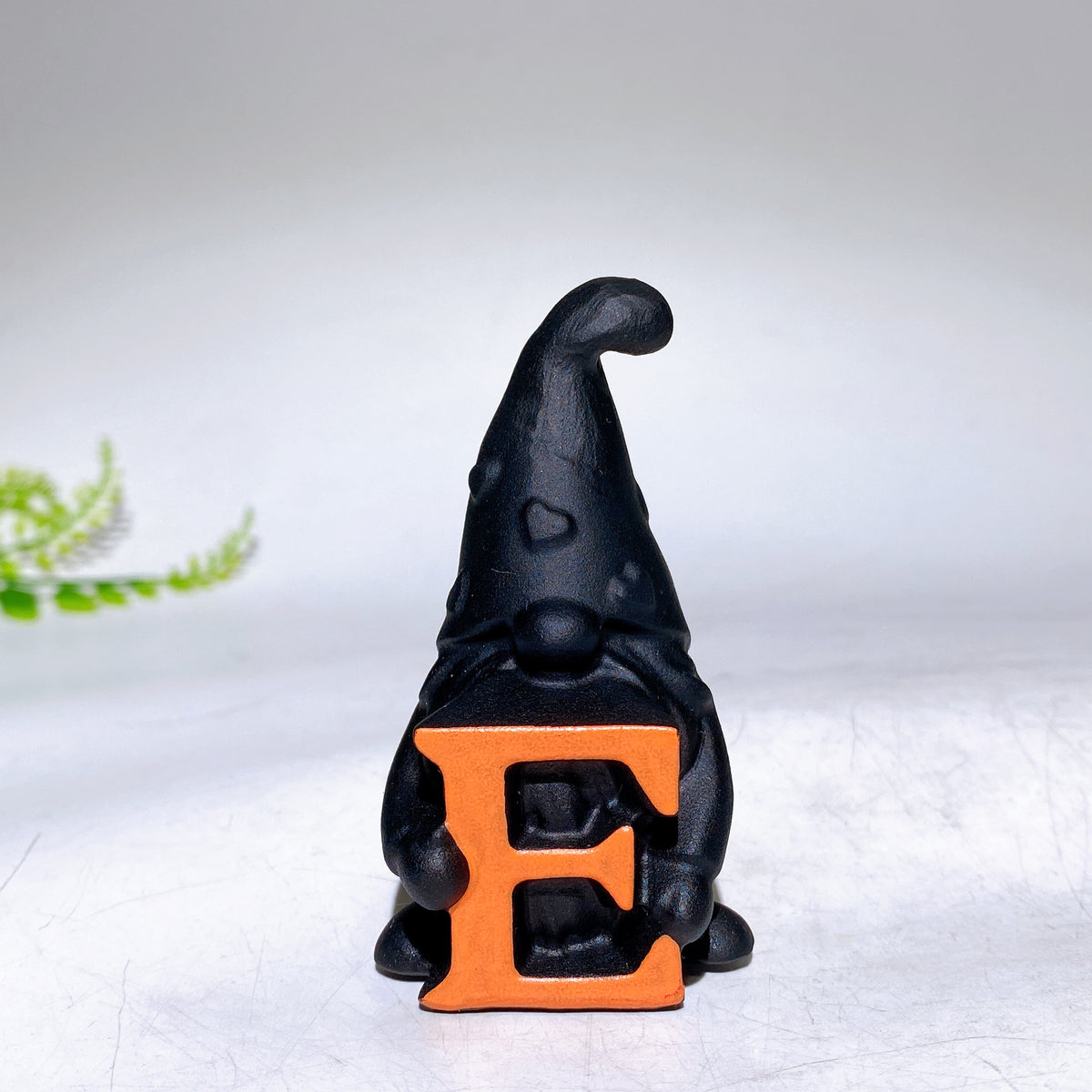2.8" Black Obsidian Dwarf with 'LOVE' Letter Carving Wholesale