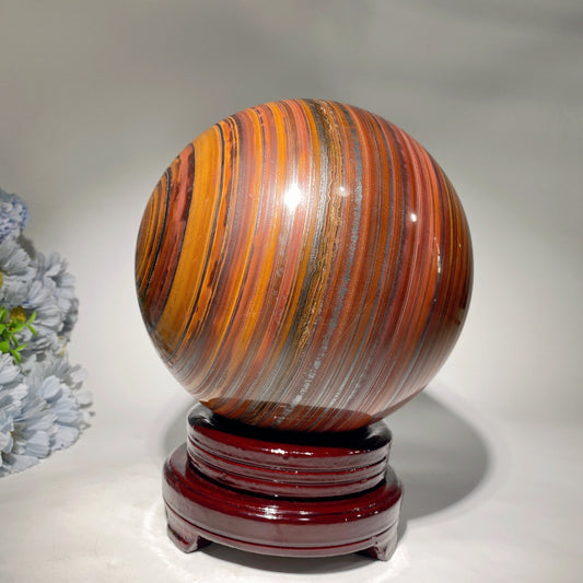 18cm Large Unique Tiger's Eye Sphere Crystal Healing