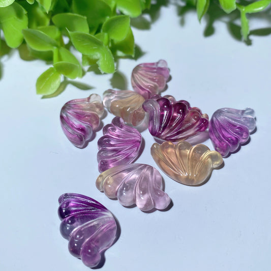 0.8" Mixed Fluorite Wings for Jewelry DIY Crystal Healing Bulk Wholesale