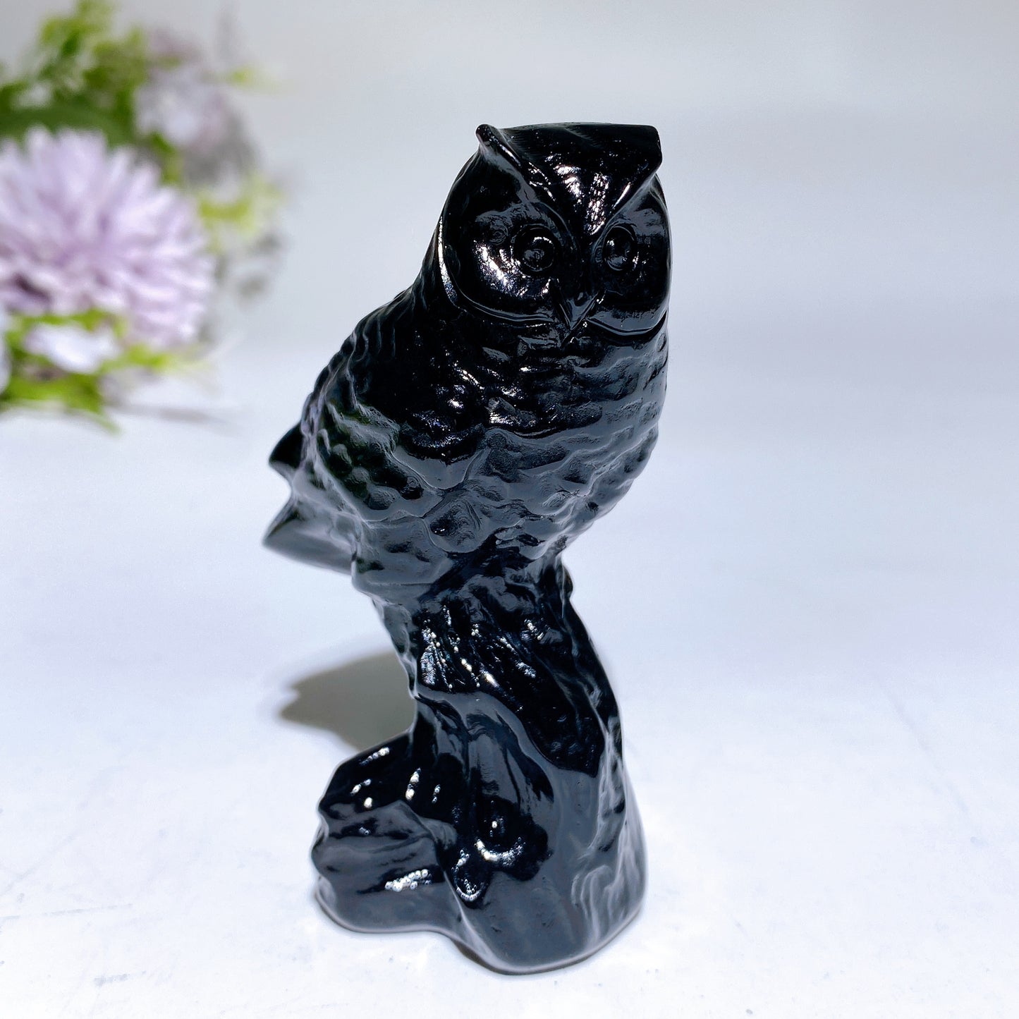 2.3" Crystal Owl Carving Crystal Healing Bulk Wholesale