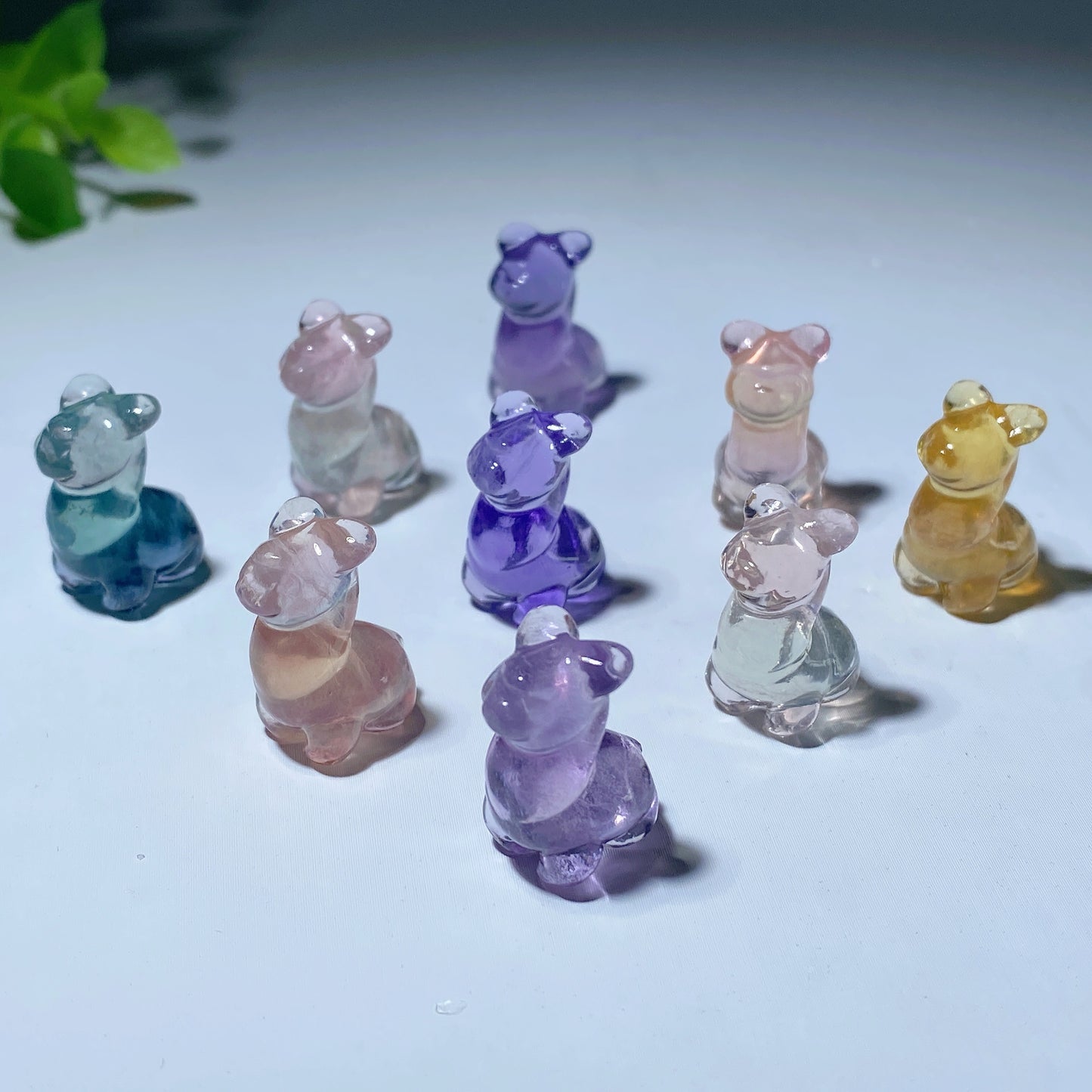 Mini Fluorite Animal Carvings Crystal Healing Bulk Wholesale