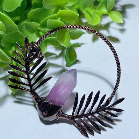 2.15" Fluorite Point Pendant Crystal Healing Bulk Wholesale