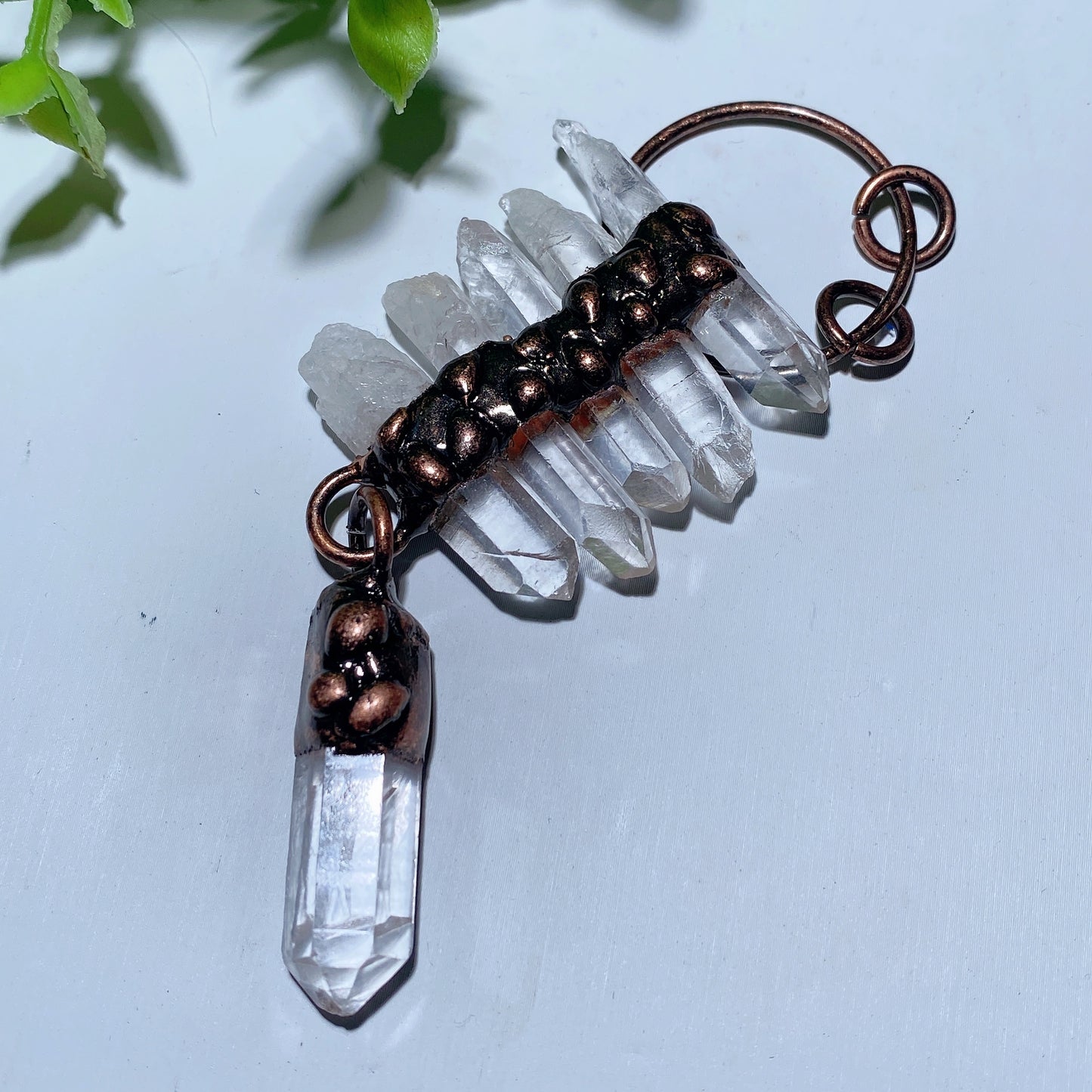 4.2" Clear Quartz Pendant Crystal Healing Bulk Wholesale