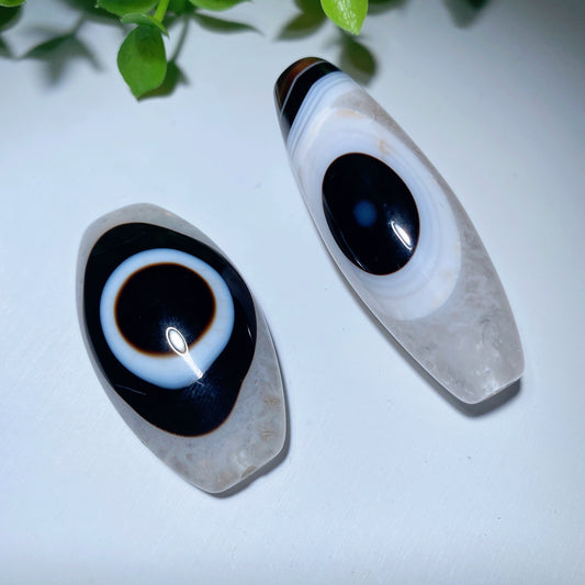 1.9"-2.4" Black Agate Pendant Crystal Healing Bulk Wholesale