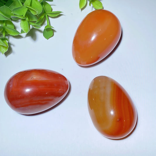2.0" Carnelian Egg Crystal Healing Bulk Wholesale
