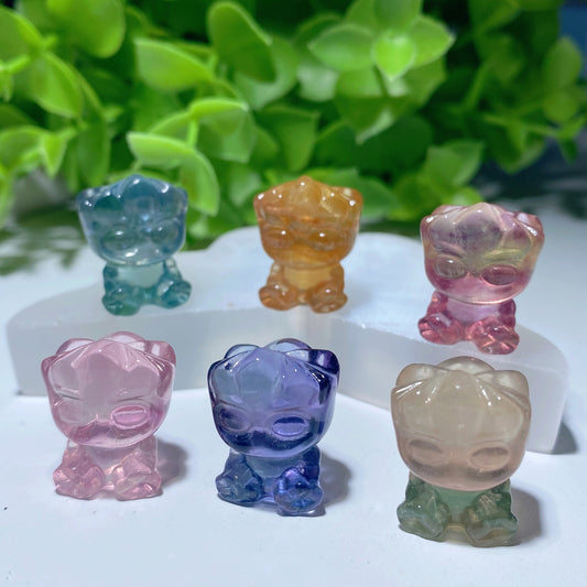 Mixed Fluorite Mini Carvings Crystal Healing Bulk Wholesale