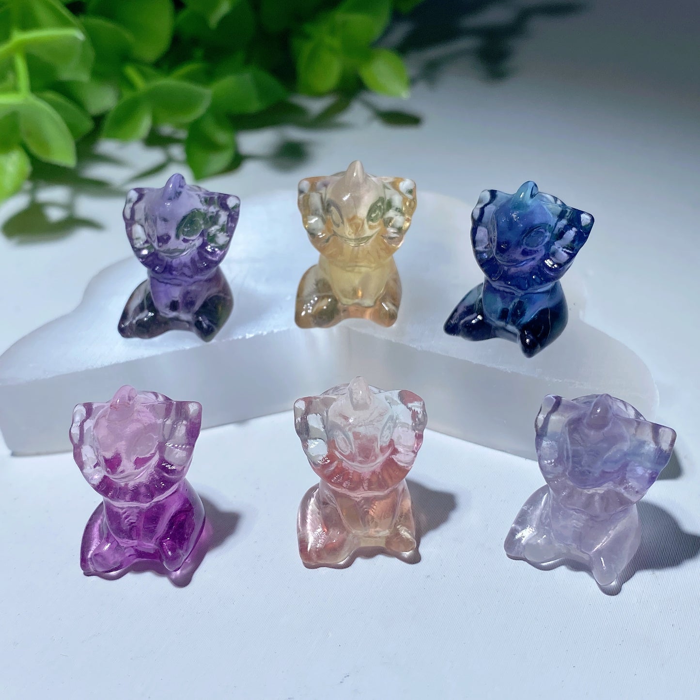 Mixed Fluorite Mini Carvings Crystal Healing Bulk Wholesale