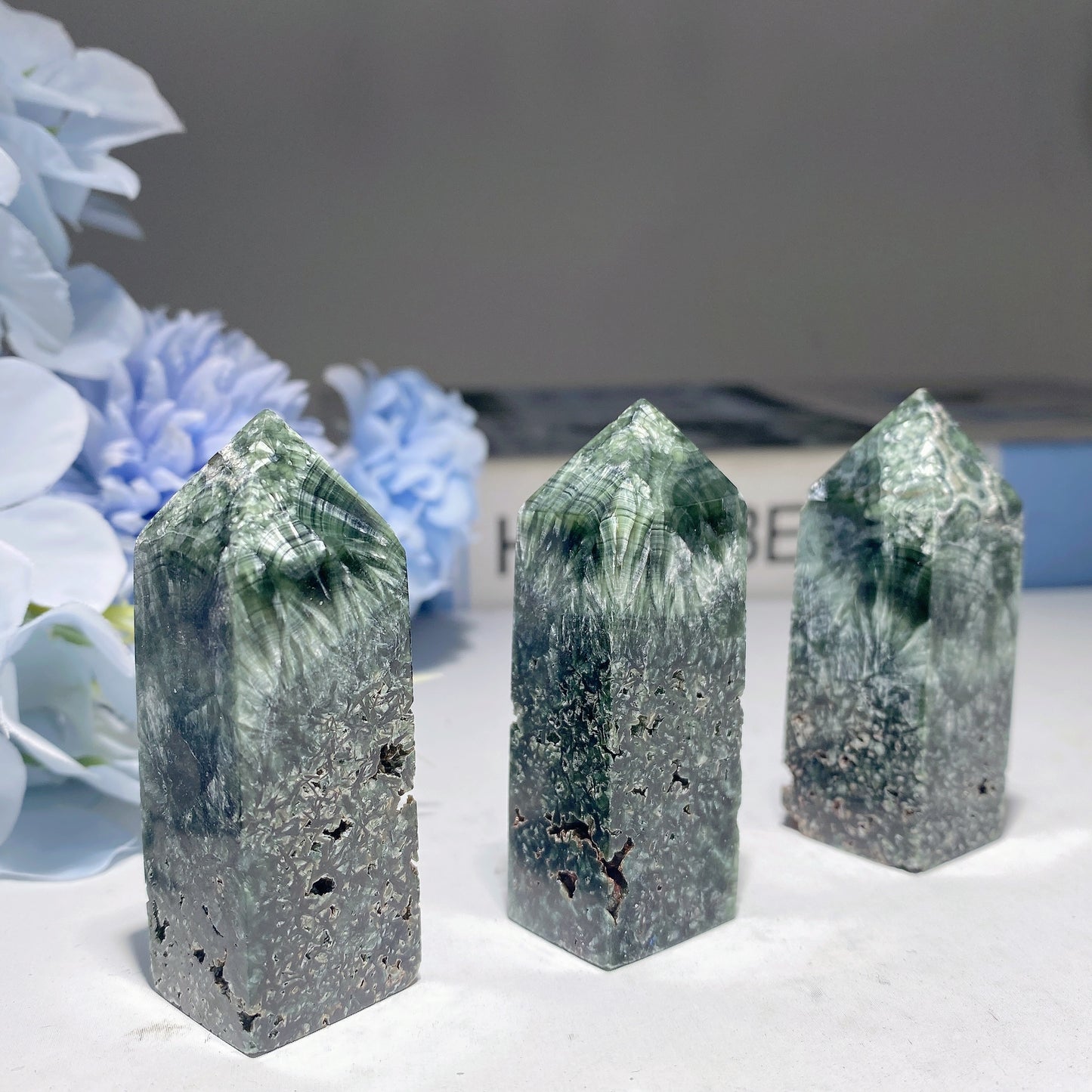 2.0"-3.0" Seraphinite Points Crystal Healing Bulk Wholesale