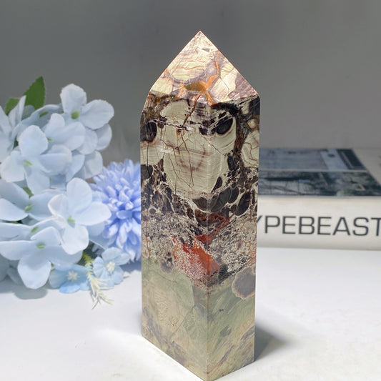 5.0"-8.0" Money Agate Tower Crystal Healing Bulk Wholesale