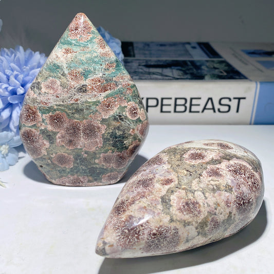 3.5"-4.5" Fireworks Jasper Free Form Crystal Healing Bulk Wholesale