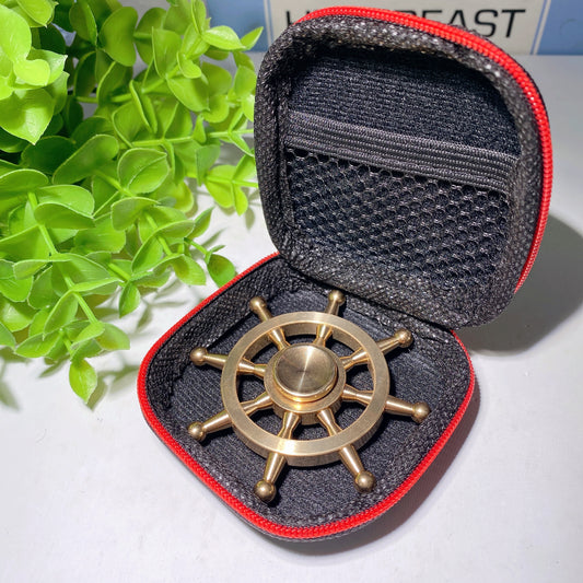 3.0" Metal Rudder with Bag Crystal Healing Bulk Wholesale
