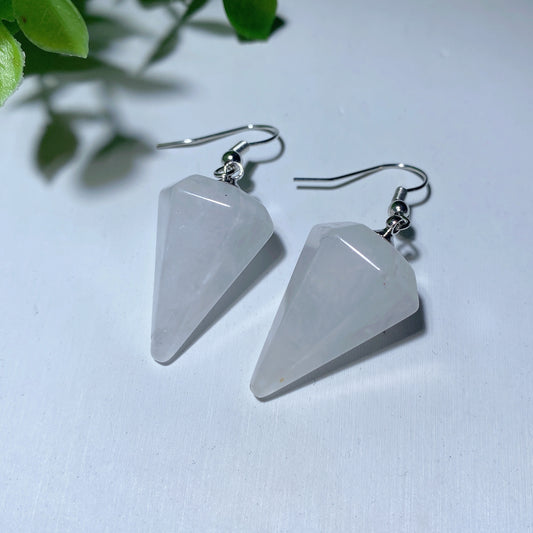 Mixed Crystal Arrow Head Earrings Crystal Healing Bulk Wholesale