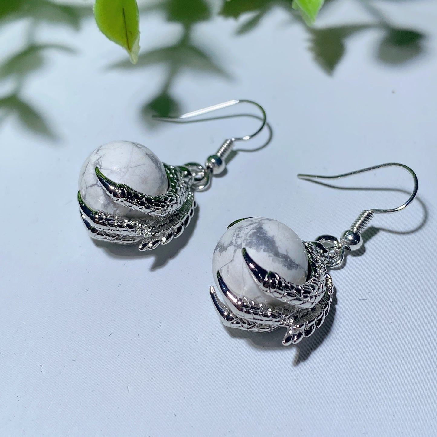 Mixed C rystal Dragon Paw Earrings Crystal Healing Bulk Wholesale