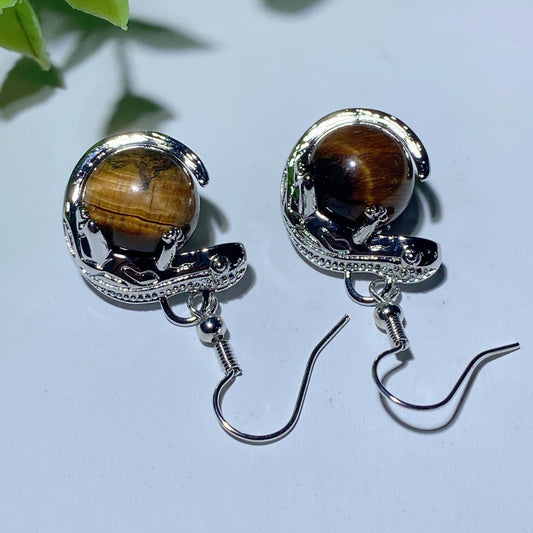 Mixed Crystal Lizard Earrings Crystal Healing Bulk Wholesale