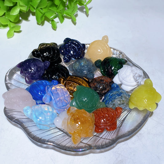 1.1" Crystal Turtle Carving Crystal Healing Bulk Wholesale